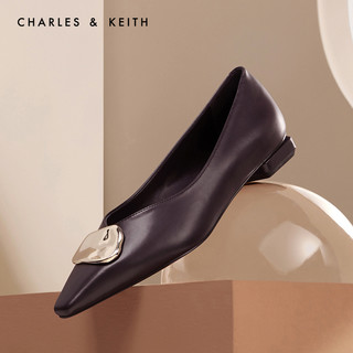 CHARLES＆KEITH CK1-70380761女士方头低跟单鞋