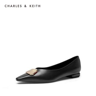 CHARLES＆KEITH CK1-70380761女士方头低跟单鞋