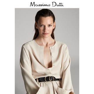 Massimo Dutti 05172786990 女式圆领衬衫