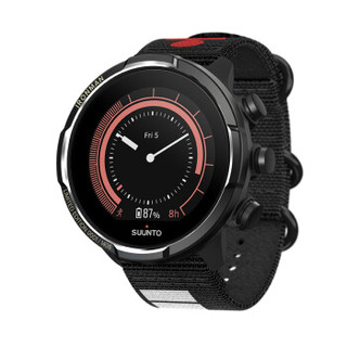 颂拓（SUUNTO）芬兰进口颂拓9钛合金 IRONMAN限量款腕表铁人三项钛合金表圈SS050437000