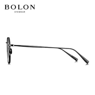 暴龙BOLON近视光学镜王俊凯同款光学架轻量β钛眼镜框可配镜片BJ1367B10黑色 单镜框