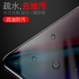 赛恳徳（skdesign）苹果iPhone11 Pro&X/XS通用防窥钢化膜 全屏钢化膜高清全玻璃手机贴膜5.8英寸-黑色