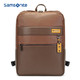 Samsonite/新秀丽双肩包 14英寸时尚简约电脑包商务休闲男背包TN1 棕色