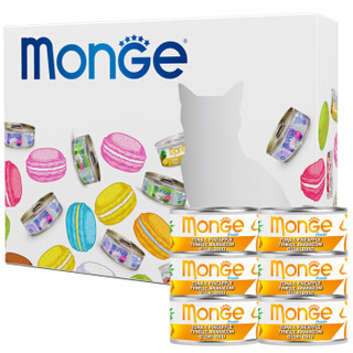 泰国进口 意大利Monge猫罐头 水果系列 金枪鱼菠萝 80g*12罐