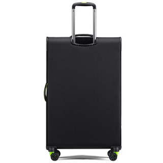美旅AmericanTourister拉杆箱 商务轻软箱万向轮行李箱男女红点设计大容量旅行箱包 DB7TSA锁31英寸黑色