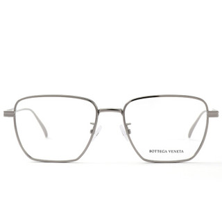 葆蝶家(BOTTEGA VENETA)眼镜框男 镜架 透明镜片银色镜框BV1015O 003 52mm