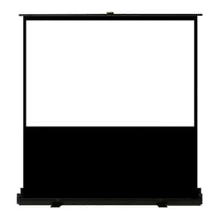 商品红叶80英寸43气压式地拉幕布便携投影仪幕布落地幕白塑幕布