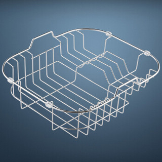摩恩（MOEN）厨房配件水槽沥水篮不锈钢菜篮水果篮置物架收纳架碗架 23705