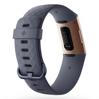 Fitbit Charge 3 智能手环11.11礼盒 心率实时监测 睡眠监测 50米防水自动锻炼识别 来电显示 蓝色