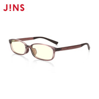 日本睛姿（JINS）男女TR轻量防蓝光防辐射眼镜电脑护目镜FPC19S001 184棕色