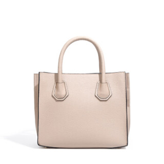 手提包妈妈包都市通勤单肩包牛皮百搭斜挎包包女 fa283088-162 浅杏色