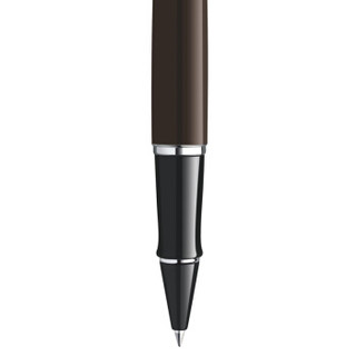 威迪文（WATERMAN）EXPERT系列 深棕色白夹签字笔/宝珠笔