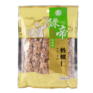 绿帝原味核桃仁纸皮大核桃肉云南特产批发袋装250g