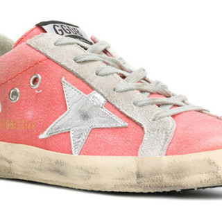 GOLDEN GOOSE 黄金鹅 女士SuperStar粉红色休闲运动鞋小脏鞋G32WS590 G60 粉红色 38
