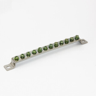 商品12孔地排接地铜端子接地铜排零地排铜端子325铜排配电箱地排