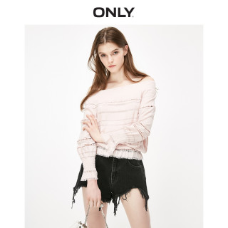 【only服饰鞋包】only 119130506 气质网纱毛边长袖t恤【报价 价格