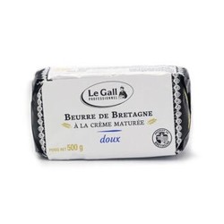 雅高勒（LeGall）淡味黄油500g 法国进口原味 手工发酵动物黄油早餐面包蛋糕饼干牛排烘焙原料 *3件