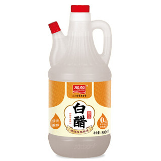 加加 金标白醋 糯米酿造 清香酸醇 食醋洗脸水果醋 800ML