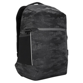 美国泰格斯(Targus) 时尚休闲电脑包15.6英寸 迷彩风格旅行双肩包 纪念版 黑色 TSB93801