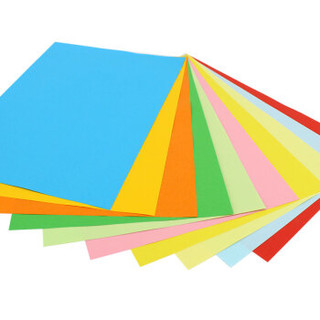 信发（TRNFA）彩纸A4复印纸/手工折纸DIY卡纸剪纸/彩色打印纸/大红色80克500张