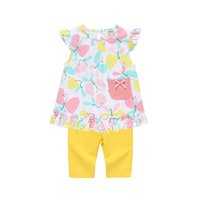 Oissie 奥伊西 女童短袖套装 黄色 80cm