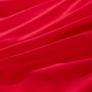 富安娜家纺 婚庆六件套高档提花结婚床品套件多件套 爱的真谛1米8/2米床(230*229cm)红色