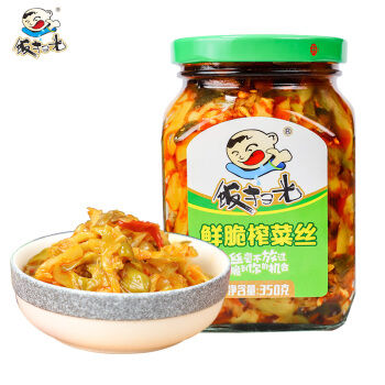 饭扫光 鲜脆榨菜丝350g 下饭菜 香辣酱菜榨菜 腌菜咸菜 拌饭拌面调味料