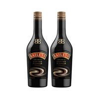 百利（Baileys）洋酒 百利甜酒 进口力娇酒 咖啡味 700ml*2瓶