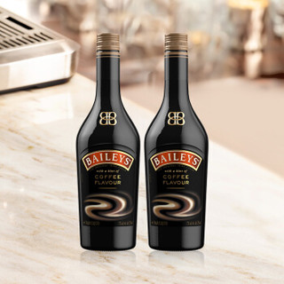 百利（Baileys）洋酒 百利甜酒 进口力娇酒 咖啡味 700ml*2瓶