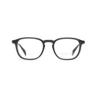 CHARMANT/夏蒙眼镜框 商务系列灰色全框超轻钛光学眼镜架CH10342 GR 51mm