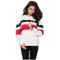 FILA 斐乐 ADINA 女士运动卫衣 682327 白色 M