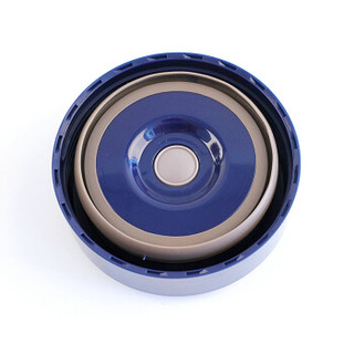 阿司倍鹭（ASVEL）日本月兔真空保温焖烧杯 不锈钢保温保冷饭盒焖烧罐 蓝色500ML