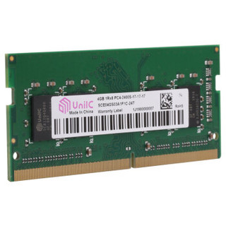 UnilC 紫光国芯 DDR4 2400 笔记本内存条 4GB