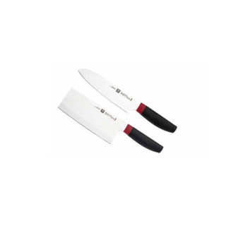 双立人 ZWILLING  S系列刀具2件套（红黑）ZW-K310中片刀18cm  、多用刀18cm