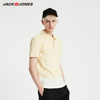 Jack Jones 杰克琼斯 219106515 男士翻领渐变短袖T恤