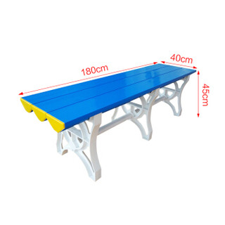佐盛ABS塑料防水换鞋休息长椅子游泳馆泳池长条凳浴室健身房更衣室长板凳 1000*400*450