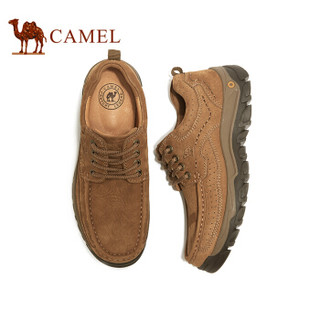 骆驼（CAMEL） 男鞋 牛皮百搭时尚休闲工装鞋子 A932307050 驼色 38