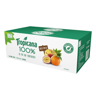 Tropicana 纯果乐 100%果汁 250ml*24瓶 混合口味整箱装