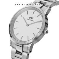 丹尼尔惠灵顿（DanielWellington）新品 DW手表 32mm白盘银边欧美时尚女表DW00100205+小号手镯（礼盒装）