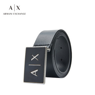 ARMANI EXCHANGE 阿玛尼奢侈品19秋冬新款男士腰带 951209-9A057 BLACK-00020 32