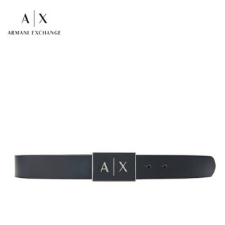 ARMANI EXCHANGE 阿玛尼奢侈品19秋冬新款男士腰带 951209-9A057 BLACK-00020 32