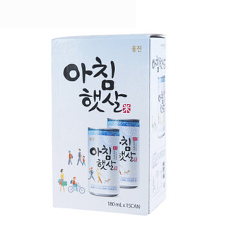 韩国进口 熊津（Woongjin）萃米源 糙米味饮料180ml*15罐 米汁饮料整箱装 包装升级 新旧包装随机发货