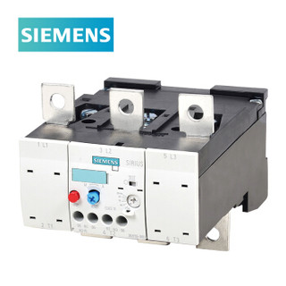 SIEMENS 西门子 3RU5 热过载继电器 110-135A 规格 S6 等级 10 用于电机保护 用于单独安装 3RU51563JB2 过载继电器