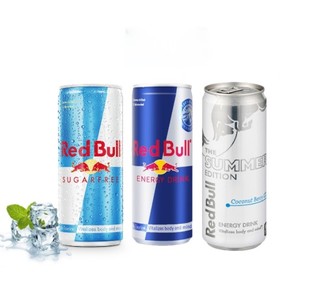 Red Bull 红牛 红牛功能饮料三色组合装 250ml*6罐 （原味 250ml*2+无糖 250m*2+椰子味 250ml*2）