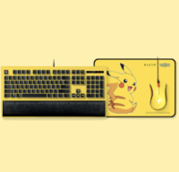 RAZER 雷蛇 宝可梦皮卡丘限定款 键鼠套装 鼠标 鼠标垫 键盘