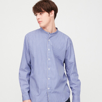 UNIQLO 优衣库 427451 条纹立领衬衫