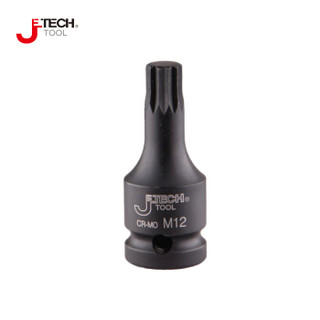 捷科（JETECH）FK1/2-M12  1/2英寸十二角旋具短套筒