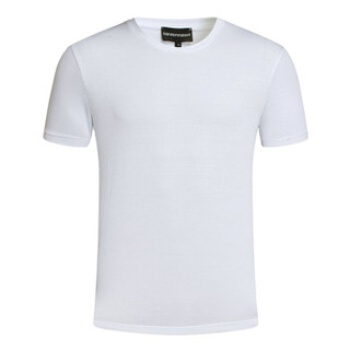 男士白色针织T恤衫 国际通用码