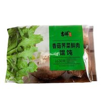 吉祥 香菇荠菜鲜肉大馄饨 630g（20只） *13件