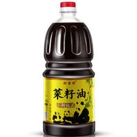 林香园 传统小榨纯正菜籽油 非转基因食用油1.8L